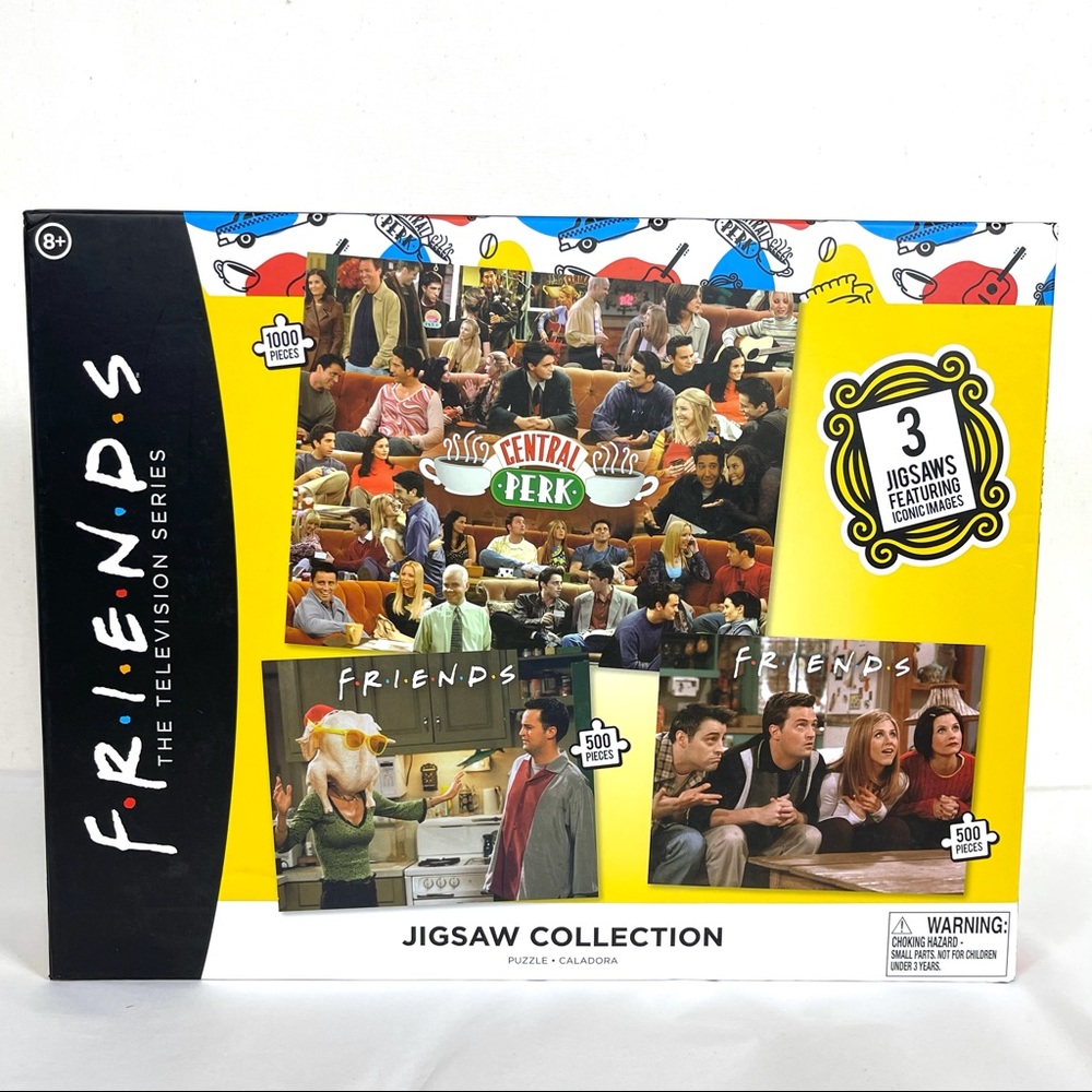 Friends The Television Series Jigsaw Puzzle Collection of 3 Jigsaws by Paladone